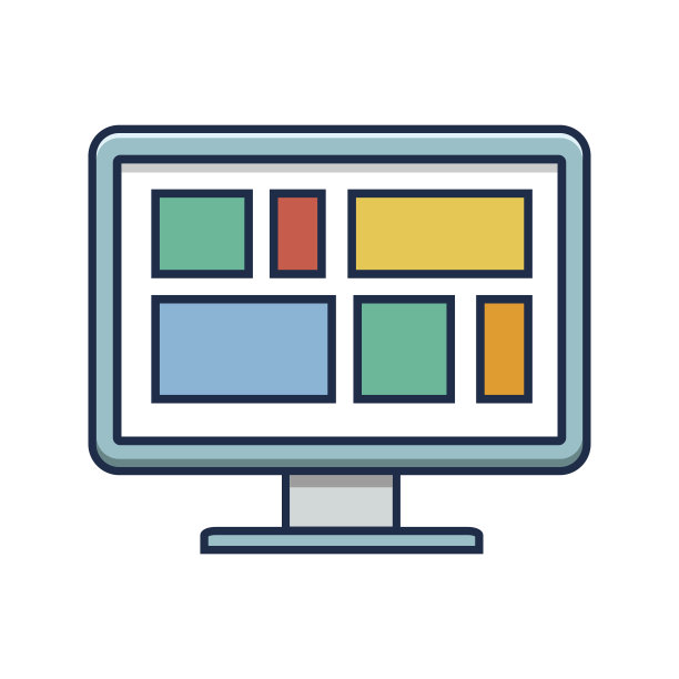 监控平线图标图片下载