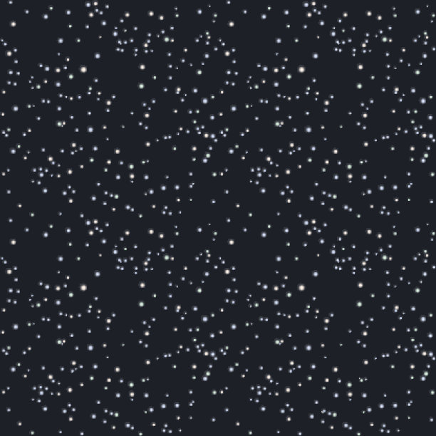 许多星星在漆黑的夜空上无缝图案图片下载