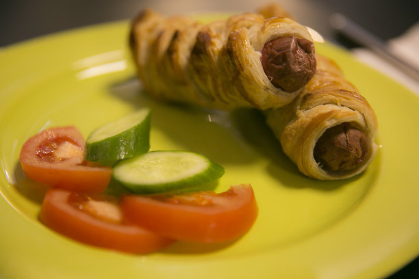 香肠馅饼图片下载