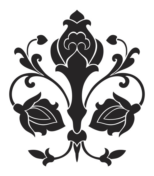 花的设计元素。素材图片