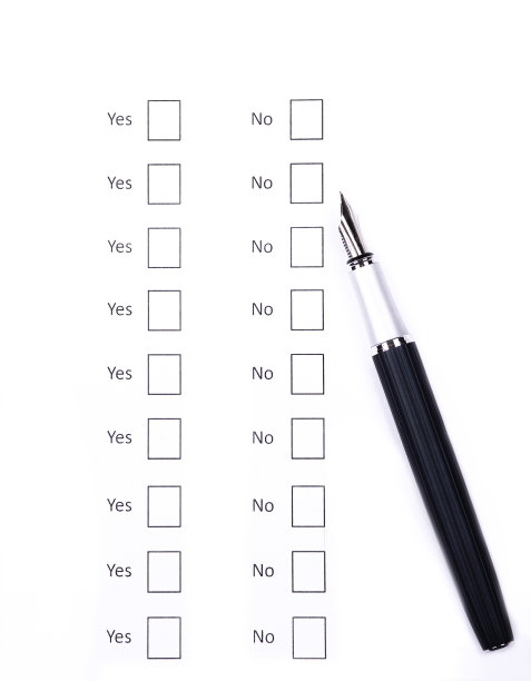 用钢笔进行问卷调查图片下载