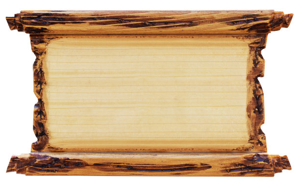 用于在白色背景上写字的老式纸板图片下载