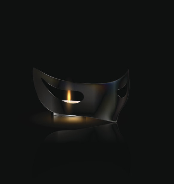 面具和小蜡烛图片下载