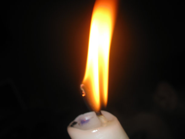 蜡烛火焰特写图片下载