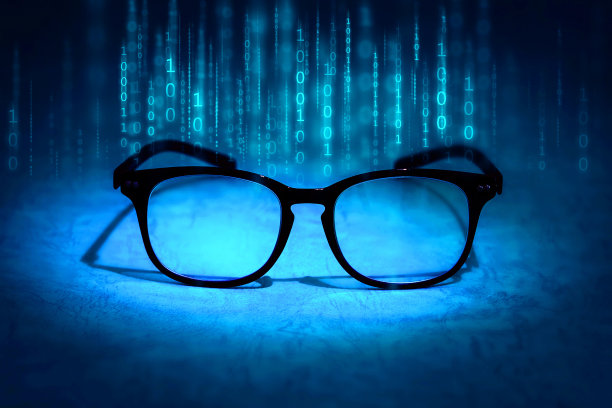 阅读眼镜吸收二进制数据图片下载