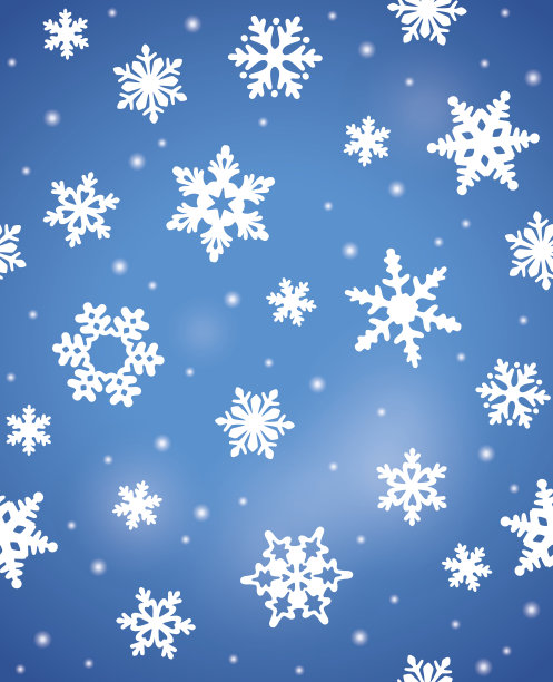 冬天无缝图案的雪花图片下载