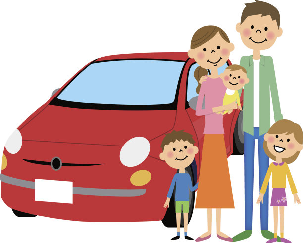 家庭和汽车图片下载