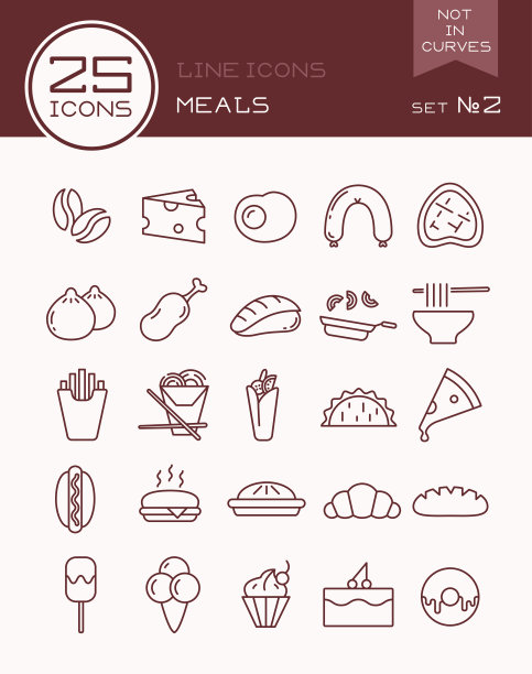 线路图标餐集2号图片下载