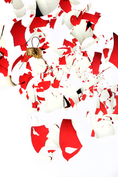 破碎的圣诞球图片下载