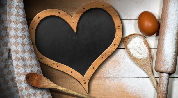 烘烤背景与空黑板图片下载