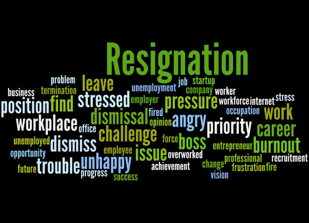 辞职，词云概念3图片下载