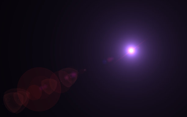 镜头光晕紫色雾蒙蒙的图片下载