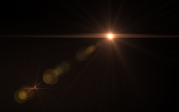 镜头光晕金光闪闪图片下载