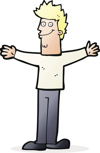 卡通快乐的人图片下载