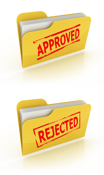 用于批准/拒绝文件的文件夹图标图片下载