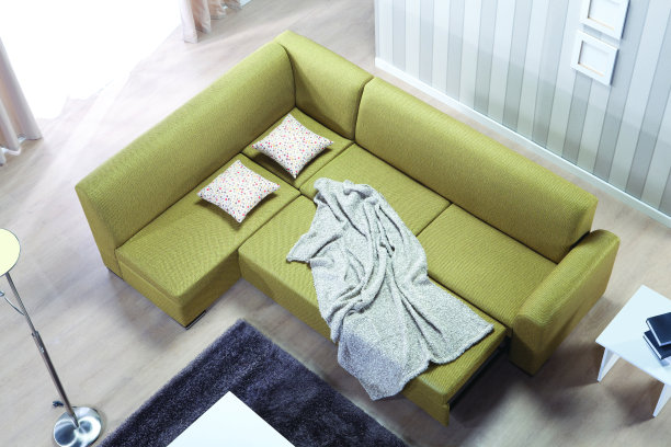 角落沙发俯视图图片下载