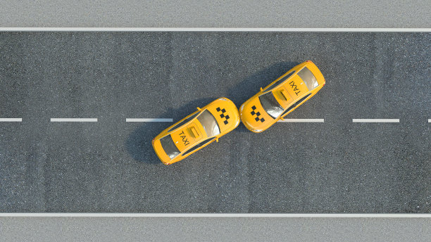 路上发生了事故。三维演示图片下载