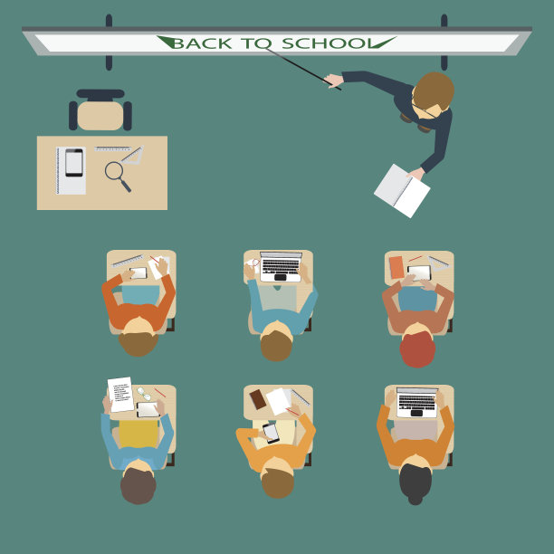 回到学校。图片下载