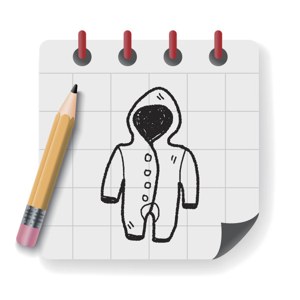 婴儿衣服涂鸦图片下载