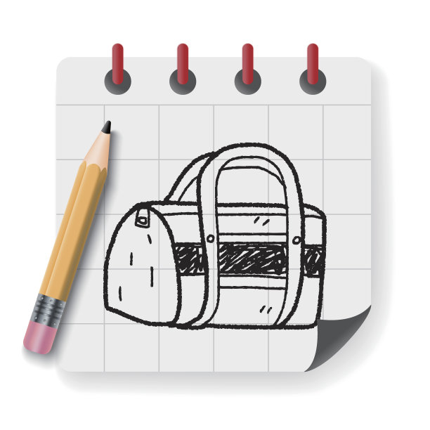 涂鸦旅行袋图片下载