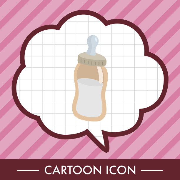 奶瓶主题元素图片下载