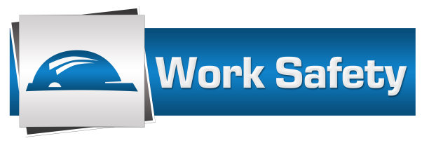 安全生产蓝灰色水平图片下载