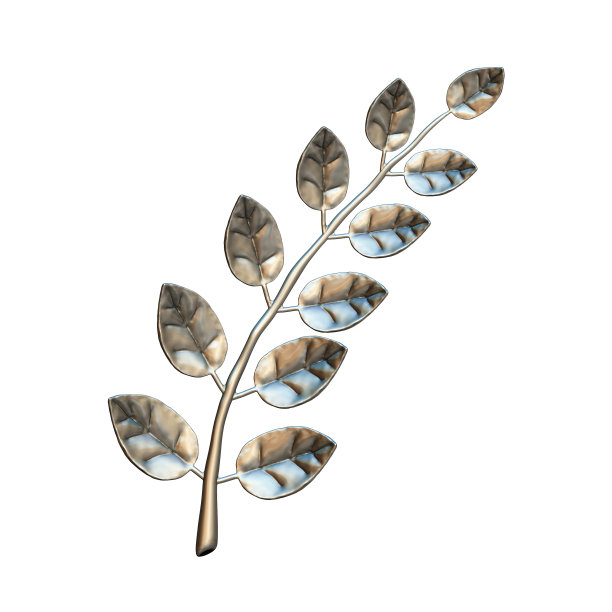 金属月桂树枝图片下载