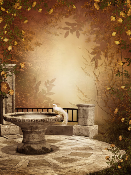 秋天的废墟图片下载