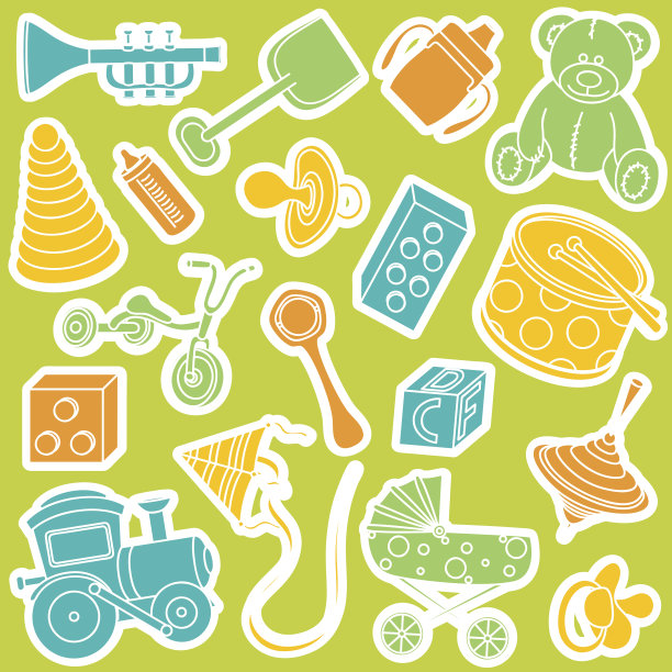 儿童玩具和配件的婴儿图片下载