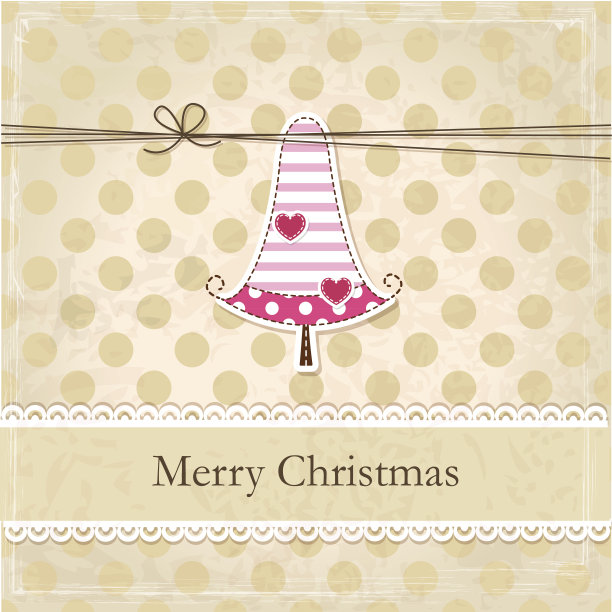 复古圣诞节背景图片下载