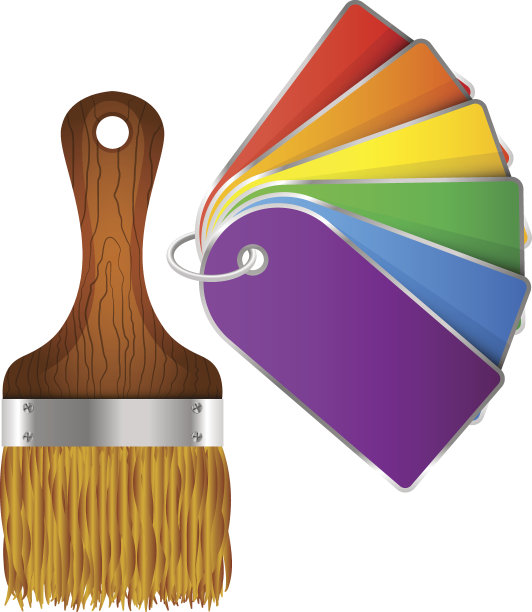 刷上油漆样品图片下载