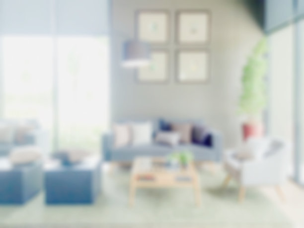 散焦背景室内客厅图片下载