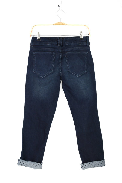 黑色波尔卡牛仔裤图片下载