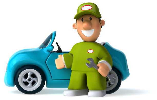 有趣的机制- 3D插图图片下载