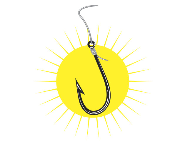 鱼钩和鱼线图片下载