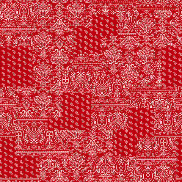 佩斯利图案拼接而成图片下载