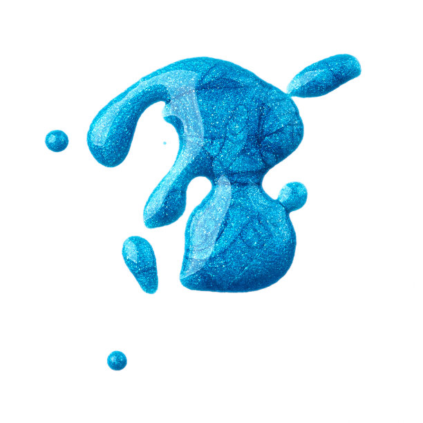 蓝色指甲油污渍图片下载