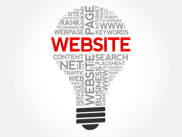 网站灯泡字云拼贴图片下载