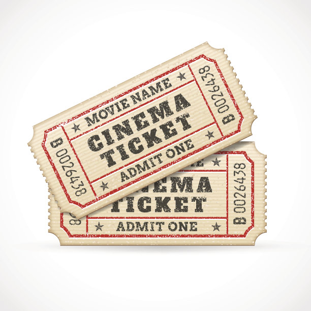 向量电影票素材图片