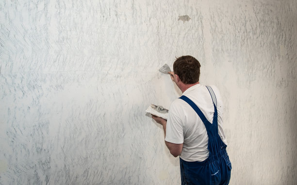 手抹灰在工作图片下载