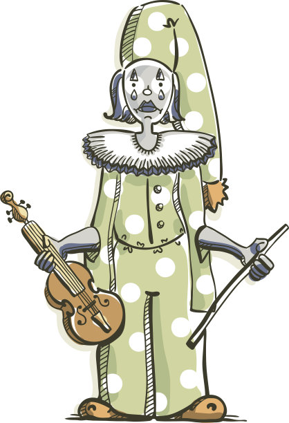 悲伤的小丑图片下载