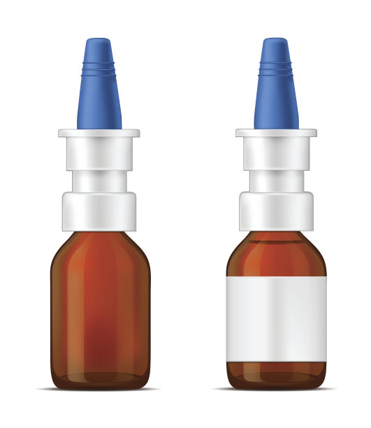 棕色玻璃药瓶，带螺旋盖图片下载