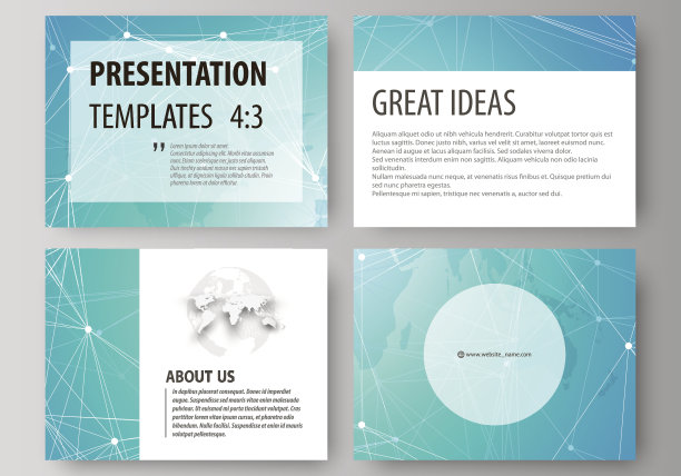 演示幻灯片的可编辑布局的极简抽象矢量插图设计了业务模板。化学模式。分子结构。医疗、科学背景图片下载