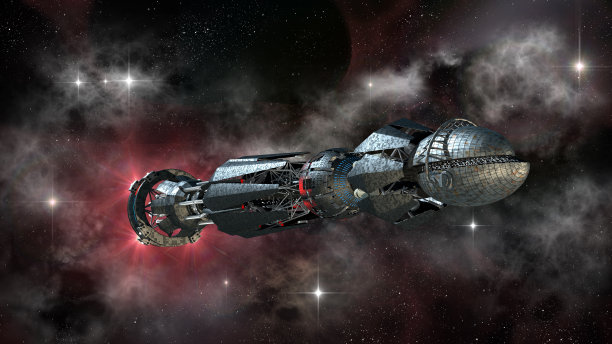 星际旅行中的宇宙飞船图片下载
