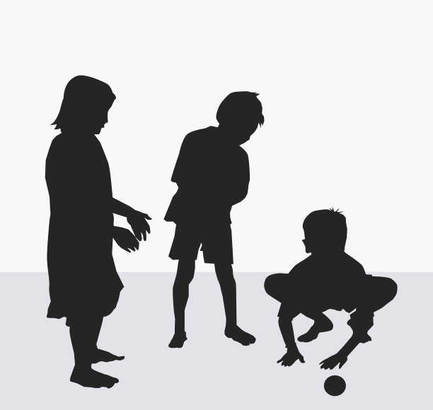 农村的孩子在玩耍图片下载