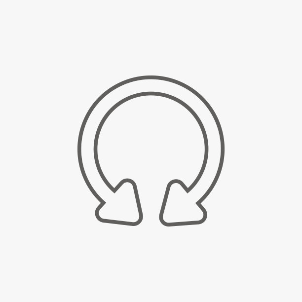 扁平风箭头图标图片下载