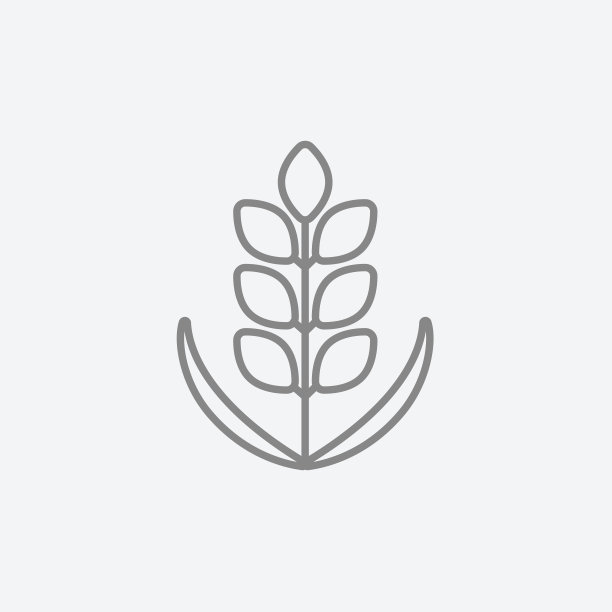 小麦线性图标图片下载