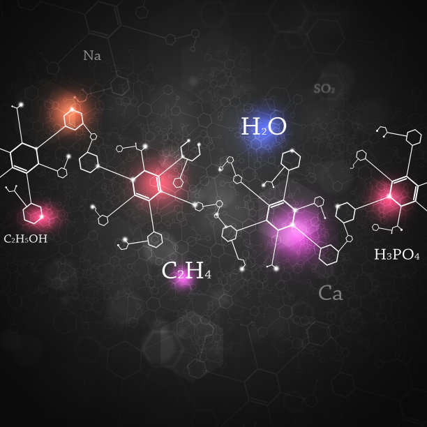 化学文摘暗背景图片下载