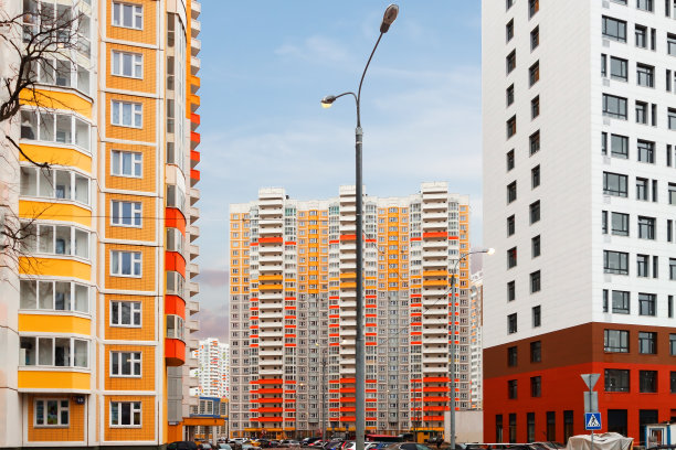 高层多彩住宅综合体开发图片下载