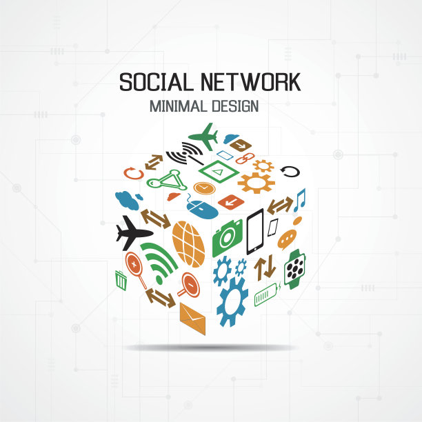 社交媒体网络概念图片下载